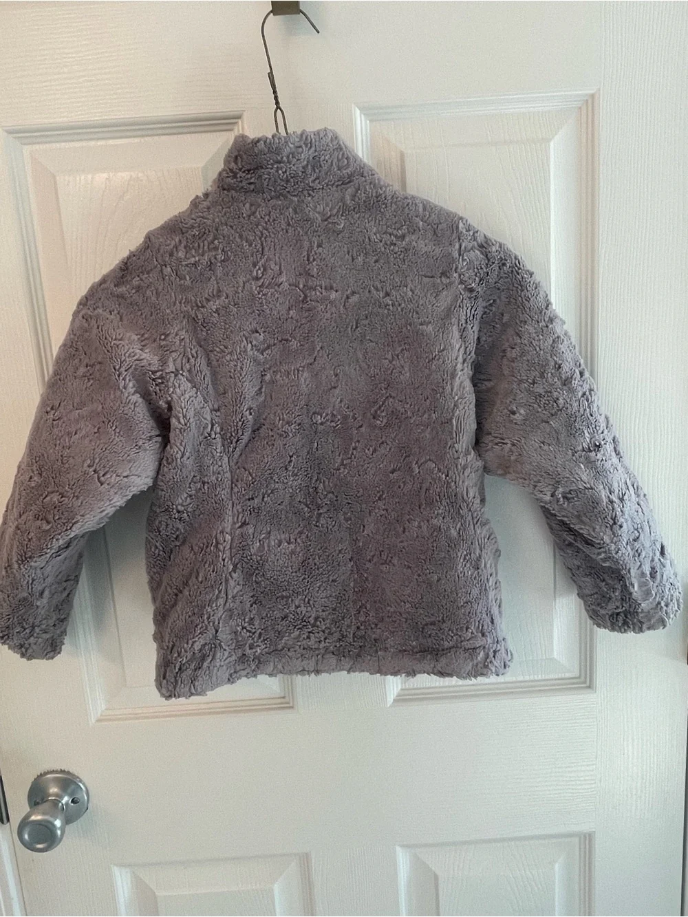 The North Face Girls' Teal Puffer Jacket with Gray Trim